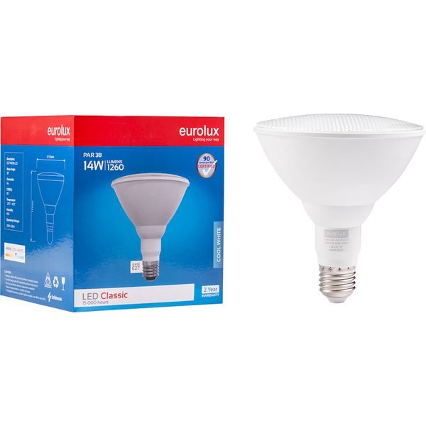 Led Bulb PAR38 14W E27 4000K CW