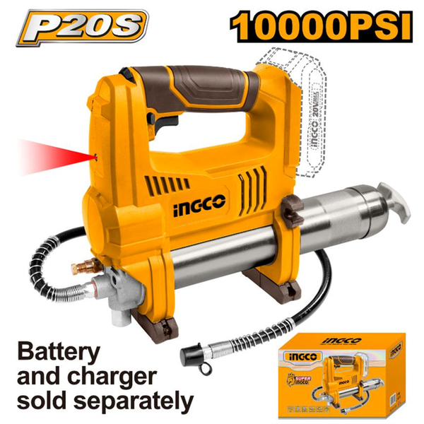 Ingco 20V Lithium-Ion Grease Gun