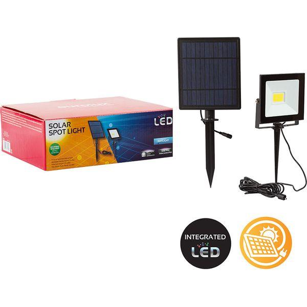 Led Solar Garden Spotlight 12W Daylight