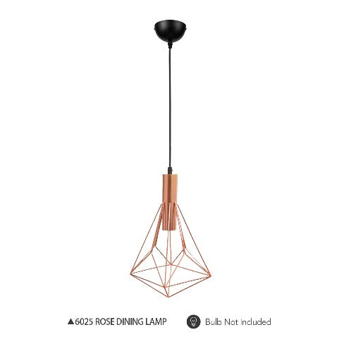 HT Dining Cage Rose Pendant