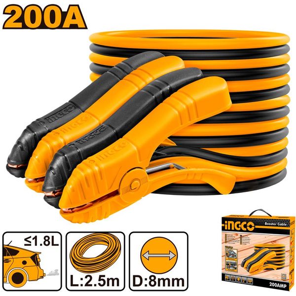 Ingco Booster Cable in Box 200A