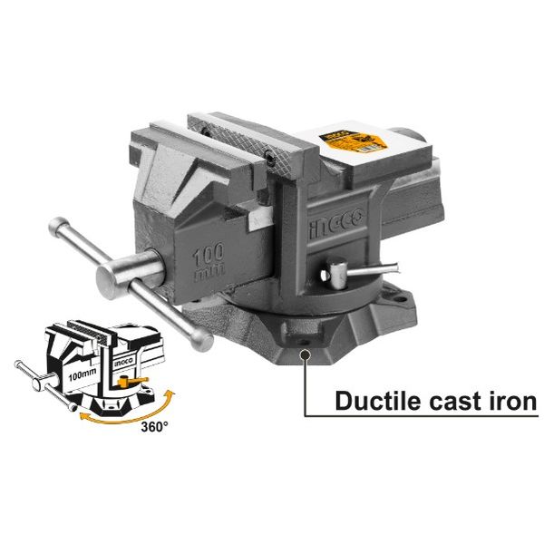 Ingco Bench Vice Swivel 100mm