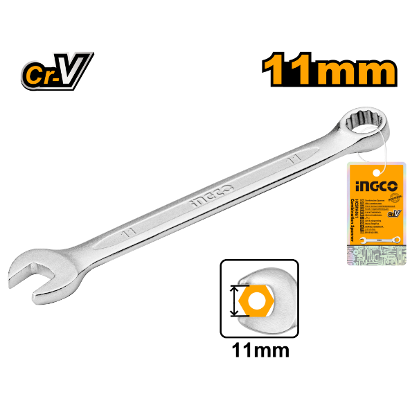 Ingco 11mm Combination Spanner.
