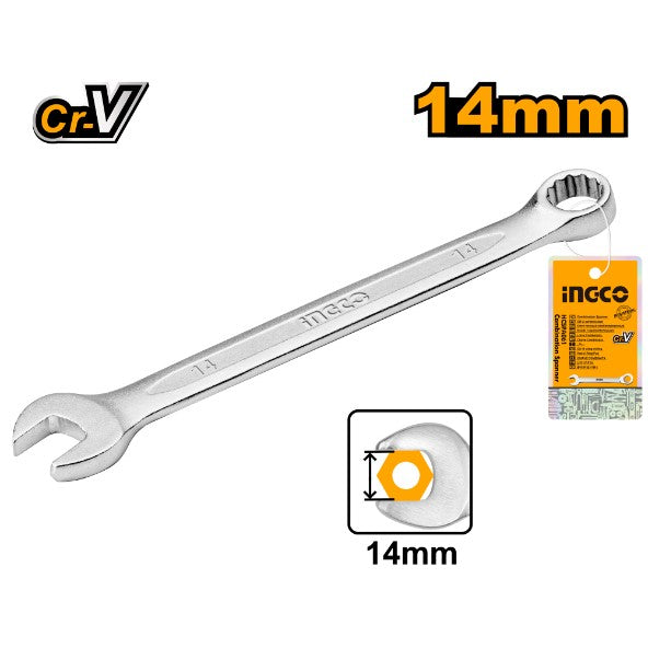 Ingco Combination Spanner 14mm.