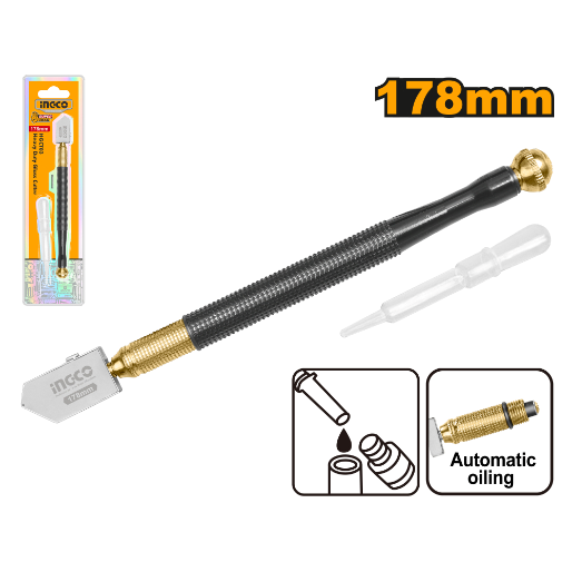 Ingco 178mm Glass Cutter