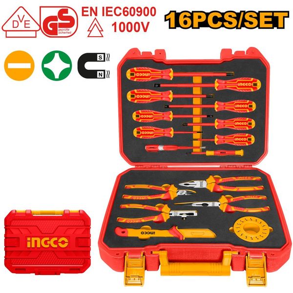 Insulated Electrician Toolkit VDE 16PC