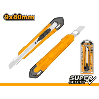 Utility Knife Ingco Snap 9mm Brite Lighting & Electrical