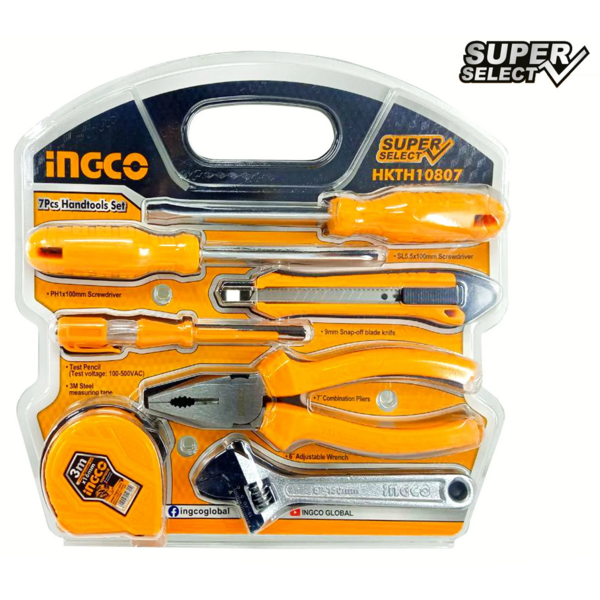 Tool Kit 7pc Blister Ingco