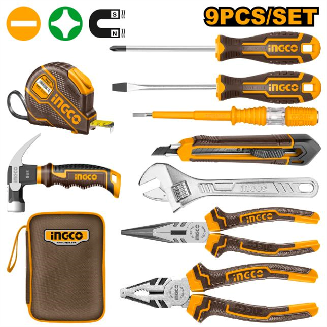 Ingco 9 Piece Electricians Tool Set