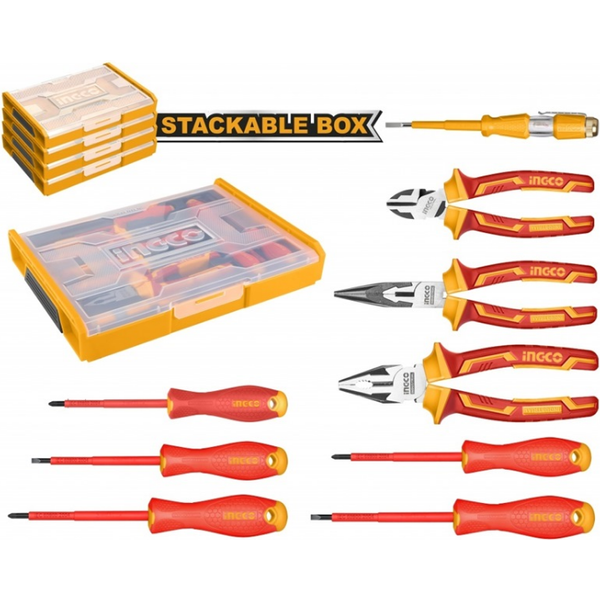 Tool Kit Ingco VDE 9pc