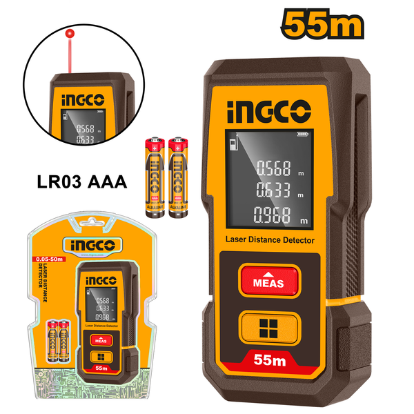 Ingco Laser Distance Detector 0.05-55m