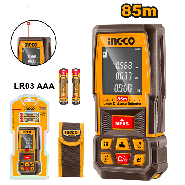 Ingco Distance Laser Detector 0.5-85m