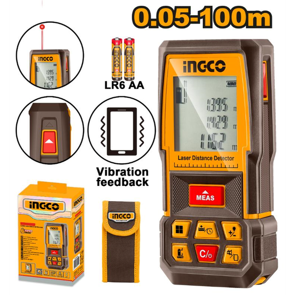 Ingco Laser Distance Detector 0.5-100m. For Sale | Brite Lighting ...