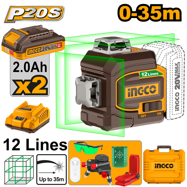 Ingco Self Leveling Laser 0-35mm GR 3