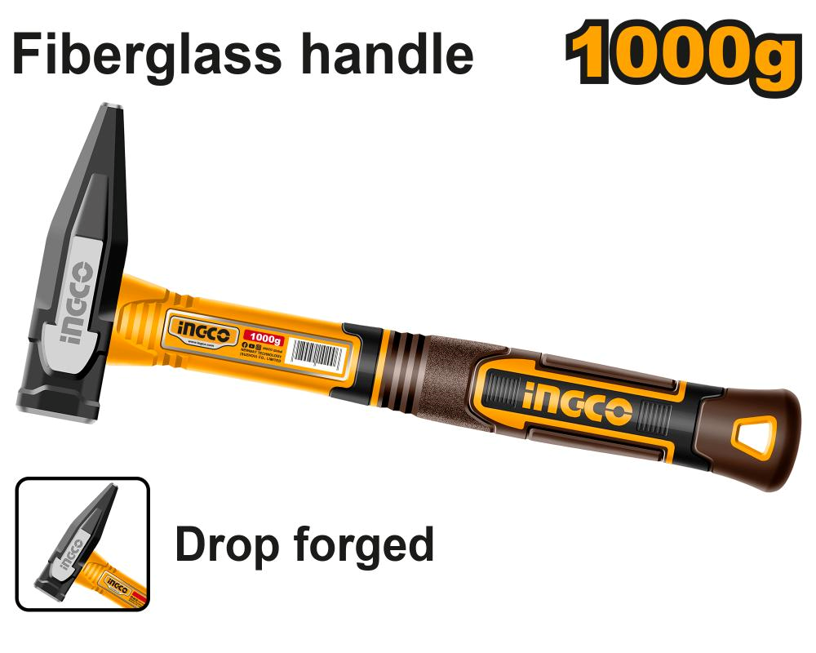 Ingco Machinist Hammer Fibreglass 1000g
