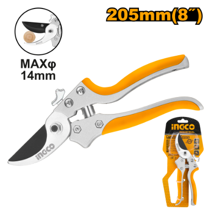 Ingco Aluminium Pruning Shear 205mm