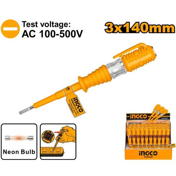 Screwdriver Test SL 140mm AC100-500V