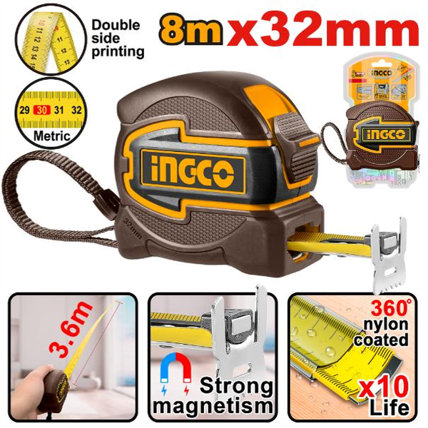 Ingco 8x32mm Tape Measure