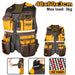  INGCO tool vest with multiple pockets, adjustable straps, and air mesh for breathability