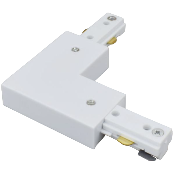 Track Light L Connector 2W White