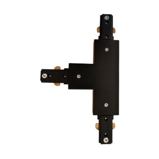 Track Light T Connector 2W BLK