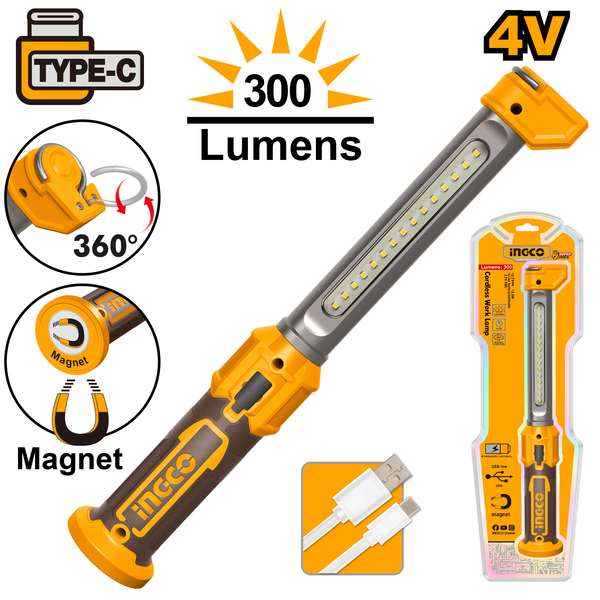 20V Lithium-Ion Handheld Work Lamp 300lm