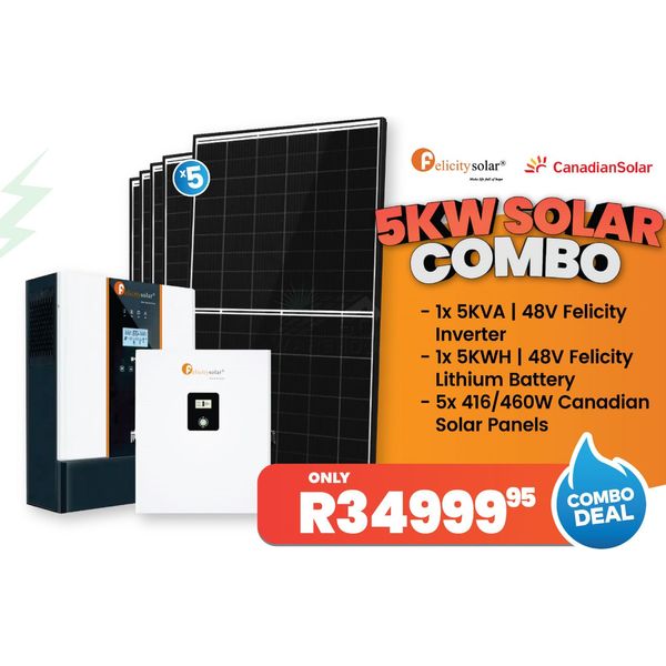 Solar Kit Combo 5KW Felicity Solar