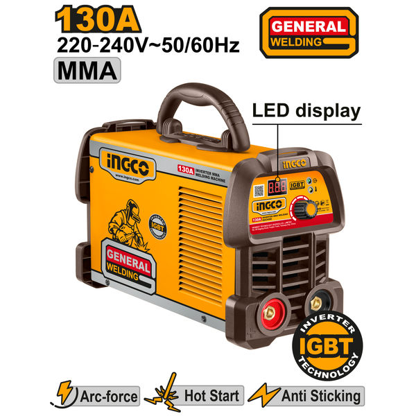 Ingco MMA IGBT Welding Machine 220V 130A