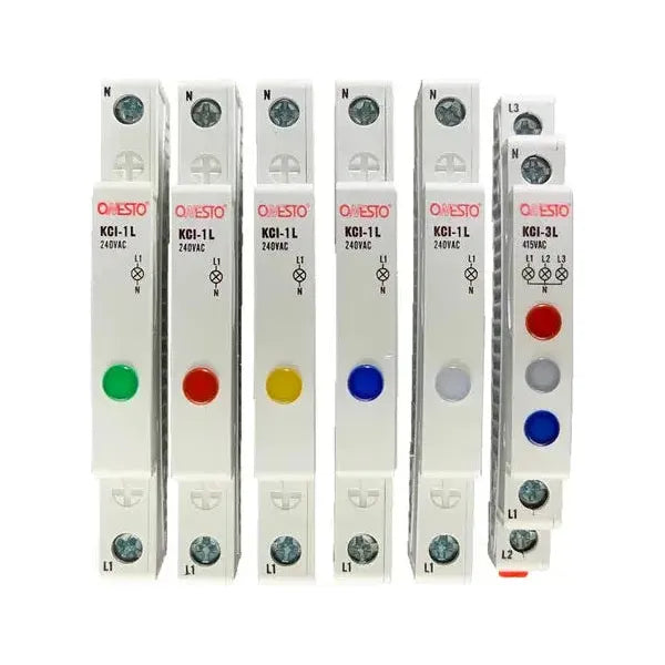 Led Din Rail Indicator 9mm - R/W/B - Brite Lighting
