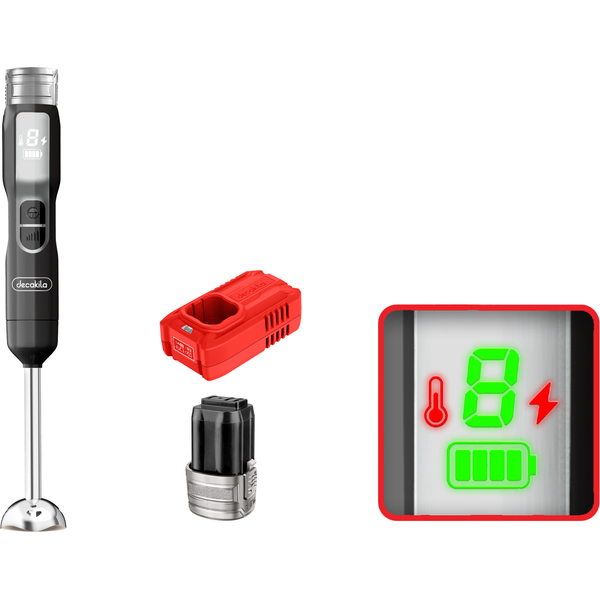 Decakila Cordless Mini Hand Blender Kit