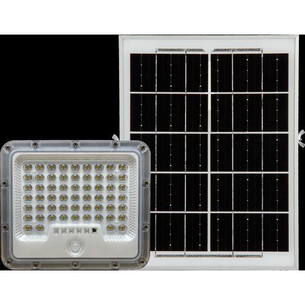 Solar Flood Light Motion Sensor 50W Blk