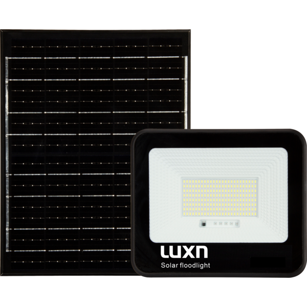 Floodlight Solar Black Edition 400W Luxn