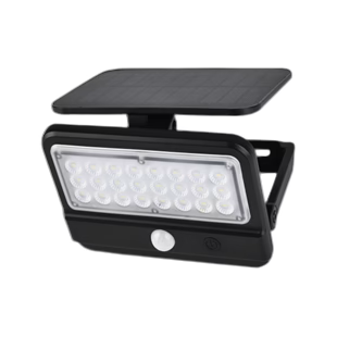 Luxn Led Solar Outdoor Wall Light 7W Blk