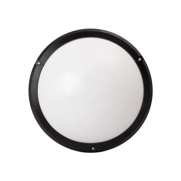 Majortech Led B/Head Round 20W Black.