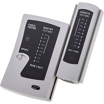 Network cable tester RJ45 and RJ11