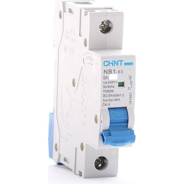 Chint Circuit Breaker Din 1P 6KA 63A.