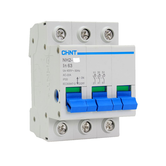 Chint Isolator Din 3P 63A.