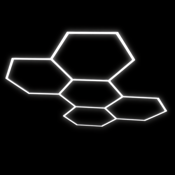 Luxn Hexagon White Lights