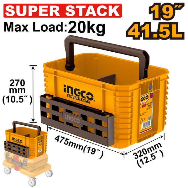 Ingco Tool Box Organizer 475x320x270mm
