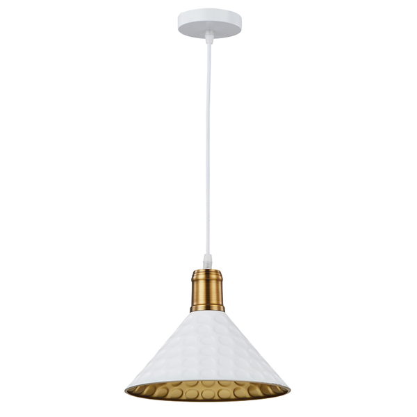 Brightstar Iron Pendant with White Cord.