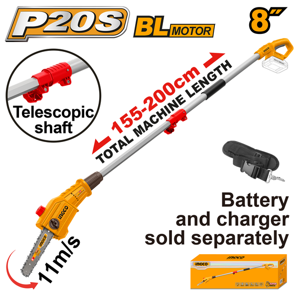 Ingco Pole Saw Kit in Box 20V