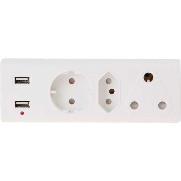 Redisson USB Multi-Plug Adapter - 3 Way