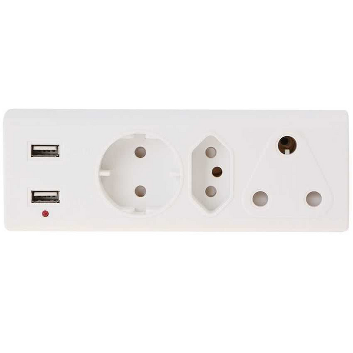 Redisson USB Multi-Plug Adapter - 3 Way