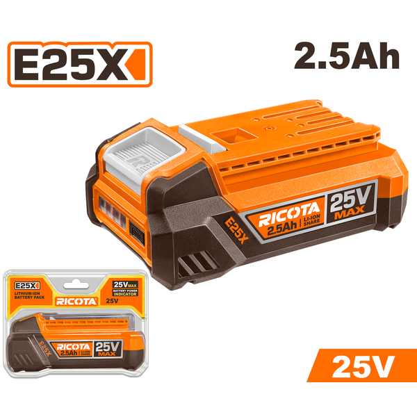 Ricota Battery 25V 2.5AMP