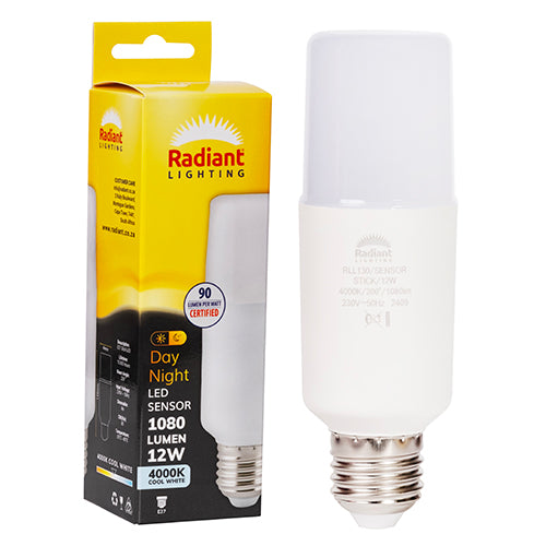 Radiant Led Bulb 12W E27 CW D/N Sensor For Sale | Brite Lighting ...
