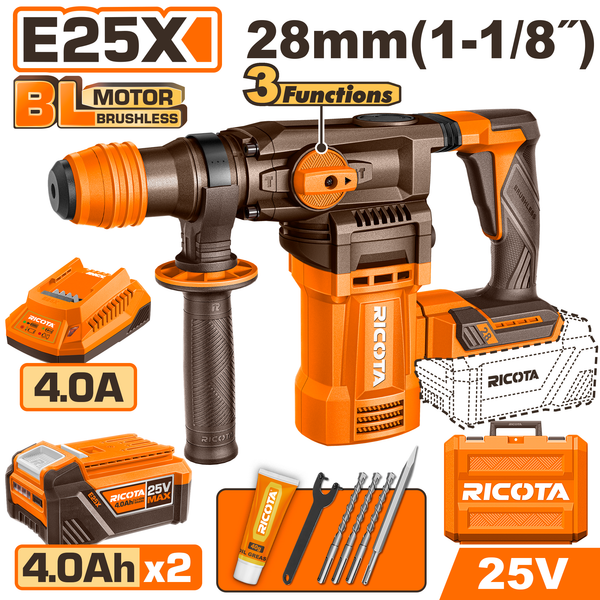 Ricota Drill Rotary Kit 28mm 4.5J 25V
