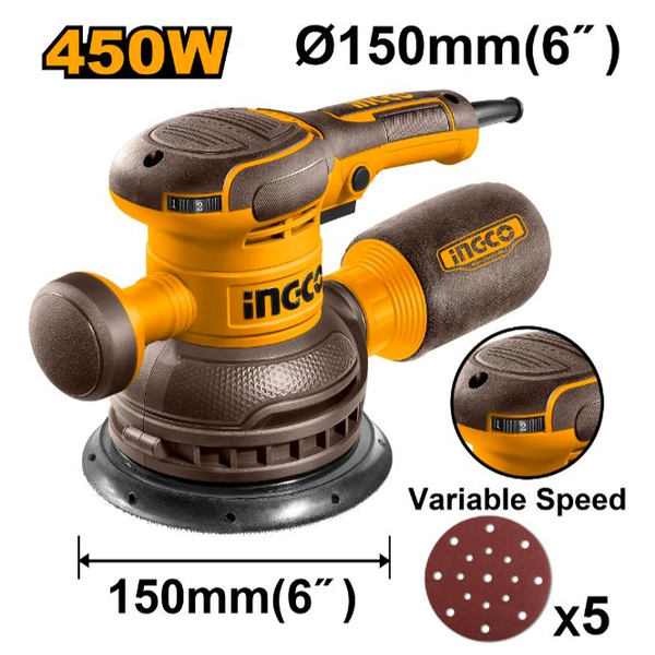 Ingco Rotary Sander 450w 150mm