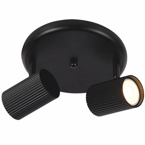 Brightstar 2L Spotlight Matt Black GU10