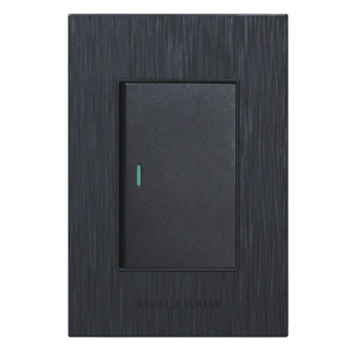 HT 1L Light Switch Black 2×4 2Way