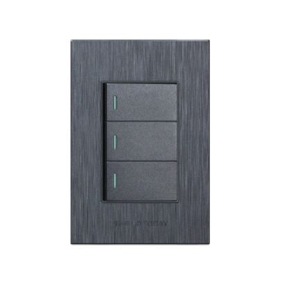 HT 3L Light Switch Graphite 2×4 2Way